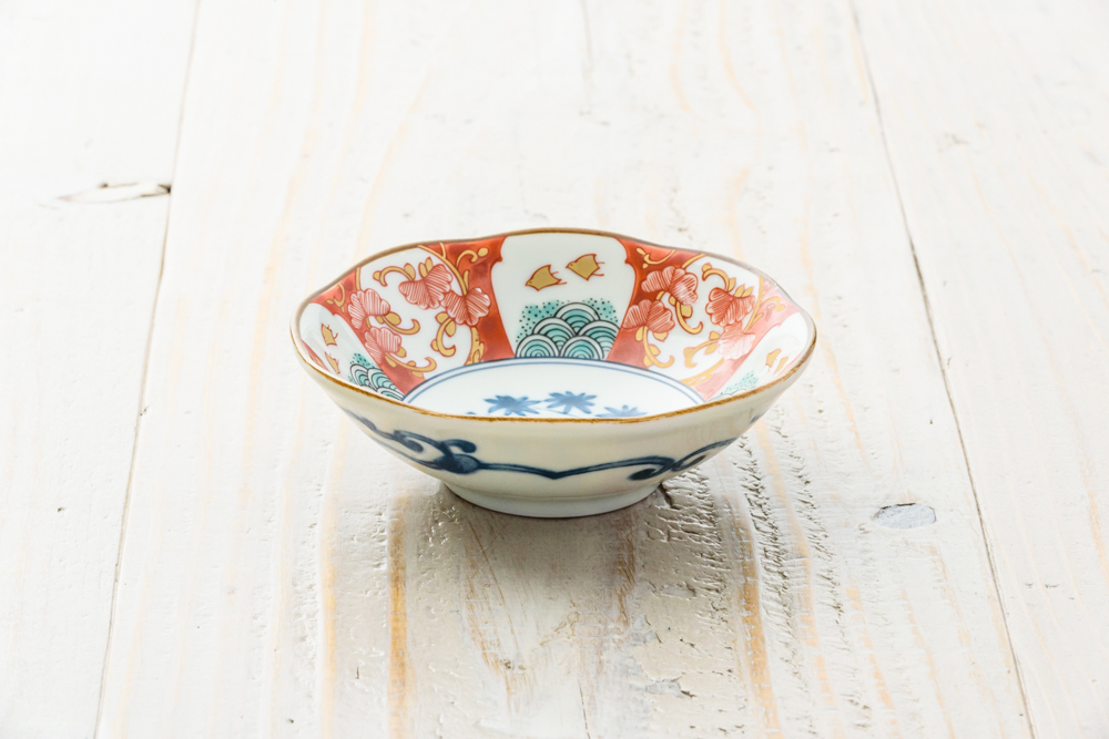 風花 小鉢（赤/錦千鳥) 11cm <br><br>No.001843｜Dish works RENTAL