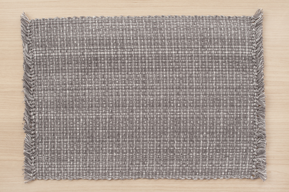 ウーベン3 ランチョンマット(ミックス) グレー 33×47cm ウーベン3 ランチョンマット(ミックス) グレー 33×47cm