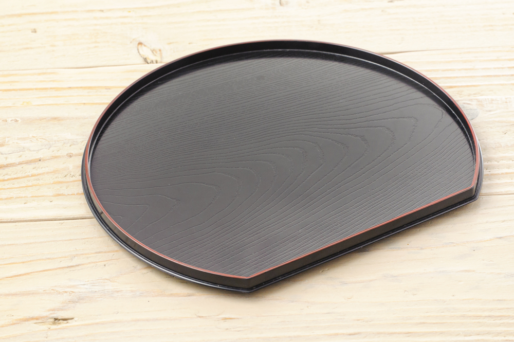 半月盆（プラスチック製）21.5㎝×24㎝ <br><br>No.004121｜Dish