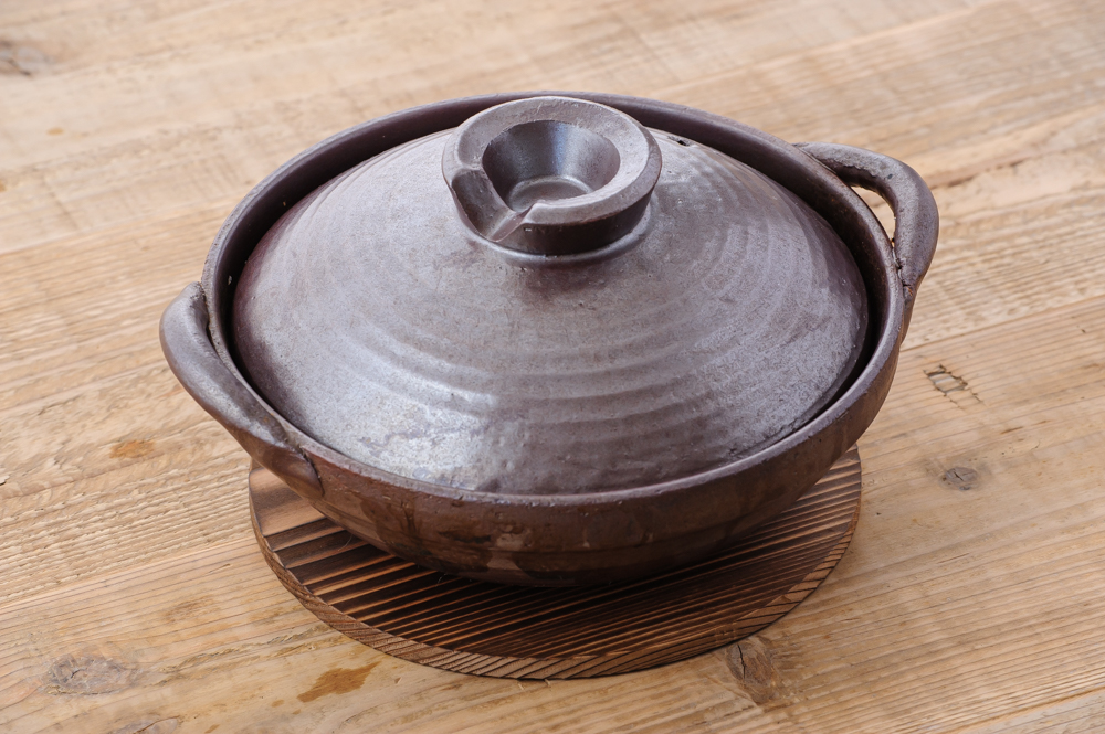 木製鍋敷き 丸型 こげ茶 <br><br>No.003558｜Dish works RENTAL